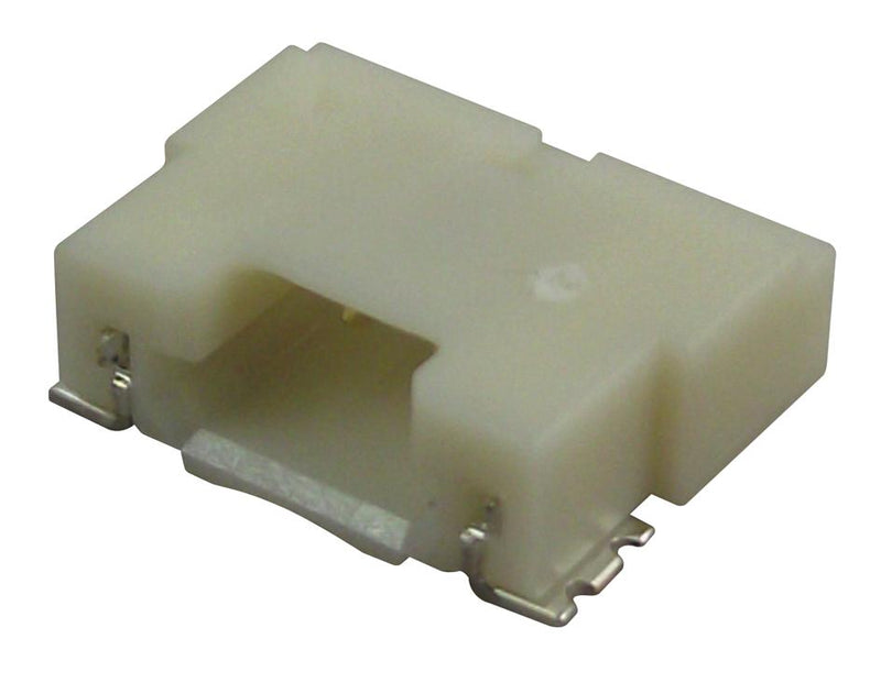 HIROSE / HRS DF14A-2P-1.25H(52) Pin Header, Wire-to-Board, 1.25 mm, 1 Rows, 2 Contacts, Surface Mount Right Angle, DF14 Series