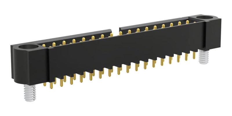 HARWIN M80-5093442 Pin Header, Wire-to-Board, 2 mm, 2 Rows, 34 Contacts, Through Hole Straight