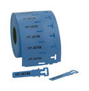 HELLERMANNTYTON 556-80586 Wire Marker, PK 500, Thermal Transfer, Blank (No Legend), Blue, 74mm x 12mm, 8 mm 4031026698687, TAGPU12X74-LOOP (Blue)