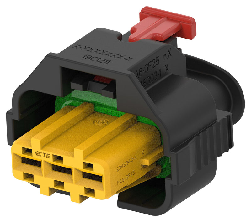 AMP - TE Connectivity 2345390-2 2345390-2 Automotive Housing Rcpt 3POS 50V New