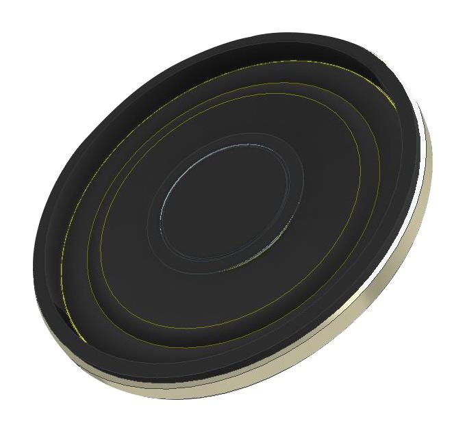 PUI AUDIO AS03808PR-R Speaker, 800 Hz to 5 kHz, 8 ohm, 200 mW, 92 dB, Round, Bare Mount