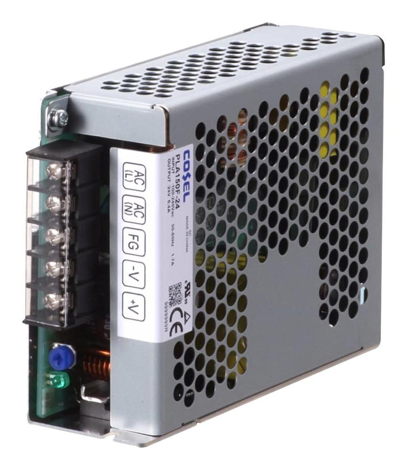 COSEL PJA150F-12 AC/DC Enclosed Power Supply (PSU), ITE, 1 Outputs, 150 W, 12 V, 12.5 A