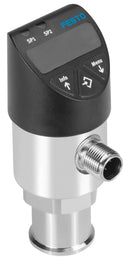 FESTO 8022780 Pressure Sensor, 10 bar, 2x PNP, 35 VDC, G1/4, SPAW Series