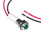 CML INNOVATIVE TECHNOLOGIES 19040351WEC LED Panel Mount Indicator, Green, 24 VDC, 8 mm, 20 mA, 32 mcd, IP67