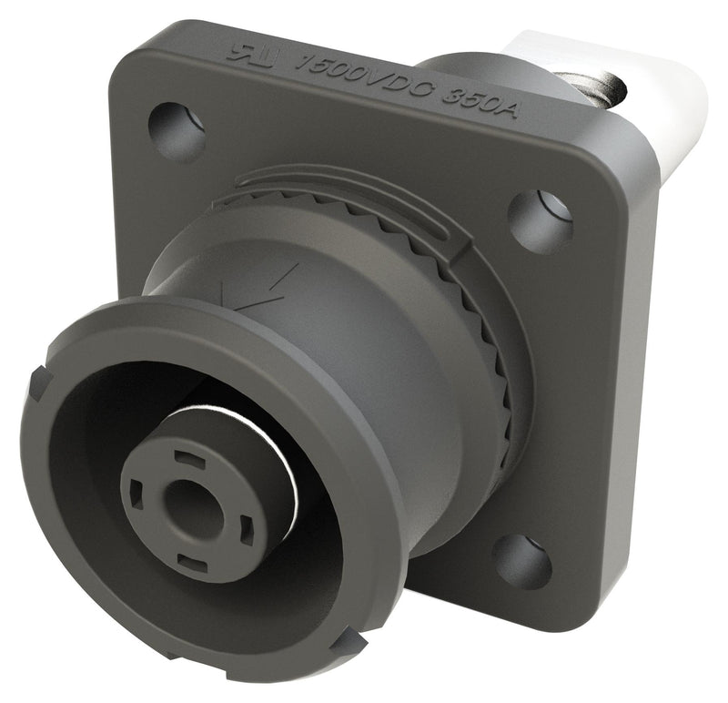 MULTICOMP PRO MP013680 High Power Connector, IP67, 10mm, Receptacle, 1.5 kVDC, 350 A, Panel Mount, Busbar Nut