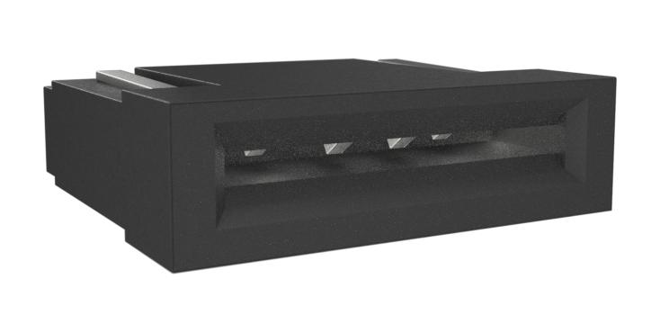 Amphenol Communications Solutions HFW4R-2STE1H1LF HFW4R-2STE1H1LF FFC / FPC Board Connector 1 mm 4 Contacts Receptacle HFW Series Surface Mount Right Angle