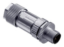 AMPHENOL LTW HDM12A-05BMMB-SL7001 Sensor Connector, Black, M Series, M12, Male, 5 Positions, Screw Pin, Straight Cable Mount