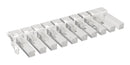 MENTOR 1271.2603 Light Pipe, Polycarbonate, 11.55 mm, 3 Pipes, Square, PC Board, Transparent