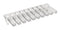 MENTOR 1271.2603 Light Pipe, Polycarbonate, 11.55 mm, 3 Pipes, Square, PC Board, Transparent