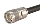 HUBER+SUHNER 11"N-50-7-5/133"NE 11"N-50-7-5/133"NE RF / Coaxial Connector N Straight Plug Solder 50 ohm RG213 RG214 RG393 Brass