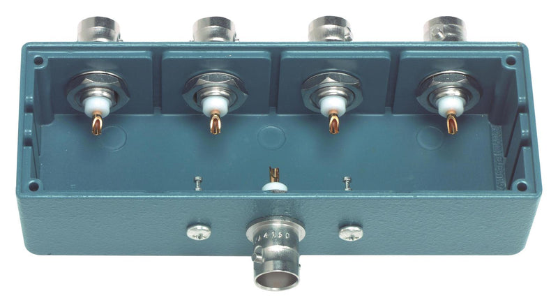 POMONA 4656 Metal Enclosure, Five BNC Female, EMI/RFI Box, Diecast Aluminium Alloy, 38.1 mm, 107.95 mm