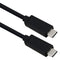 ROLINE 11.02.9081 USB Cable, Type C Plug to Type C Plug, 1 m, 3.3 ft, USB 4.0, Black