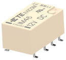 AXICOM - TE CONNECTIVITY IM46SR Signal Relay, 12 VDC, DPDT, 2 A, IM Series, SMD, Latching Single Coil