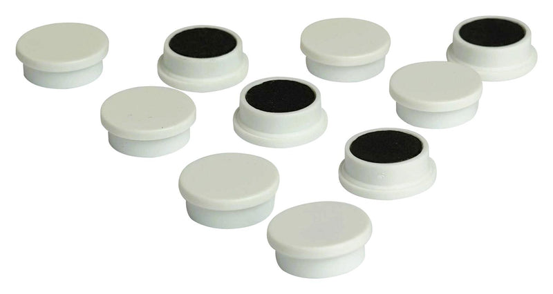 ECLIPSE MAGNETICS RM765/W Marker Magnet, Ferrite, 20 mm Diameter x 7mm Height, White