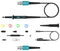 TESTEC TT-MX 312 Oscilloscope Probe, 10 Mohm, 1.4 ns, Passive, 250 MHz, 1:1, 10:1, Oscilloscopes, TT-MX Series