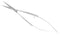 IDEAL-TEK 346MS.B.IT Scissors, Fine/Straight Blade, Miniature, 15 mm, 120 mm, 0.59 ", 4.72 "