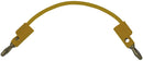 POMONA B-12-4 Test Lead, 4mm Banana Plug to 4mm Banana Plug, Yellow, 60 V, 15 A, 304.8 mm
