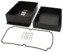 HAMMOND 1550Z220FBK Metal Enclosure, w/ Flange, Instrument, Diecast Aluminium, 222.5 mm, 146.5 mm, 82.5 mm