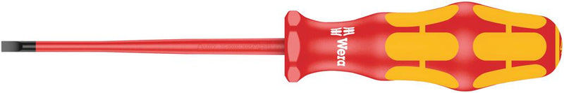 WERA 05006441001 Screwdriver, Slotted, 4 mm Tip, 100 mm Blade, 198 mm Overall GTIN UPC EAN: 4013288160102