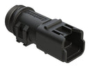 AMPHENOL SINE/TUCHEL ATBS-227-0205 BACKSHELL, PLUG CONN, 2POS, 180DEG, BLK