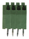 TE CONNECTIVITY 1-2834021-4 Wire-To-Board Terminal Block, Screwless, 2.5 mm, 4 Ways, 26 AWG, 20 AWG, Push In