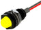 MARL 665-521-04-50 LED Panel Mount Indicator, Yellow, 2 VDC, 8.5 mm, 20 mA, 16 cd, IP68