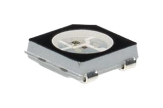 DIALIGHT 587-2054-127F LED, PLCC Case Style, Red, Green, Blue, SMD, 120 &deg;, Round, R 12mA, G 12mA, B 12mA