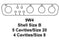 ITT CANNON DBM9W4P D SUB-MINIATURE