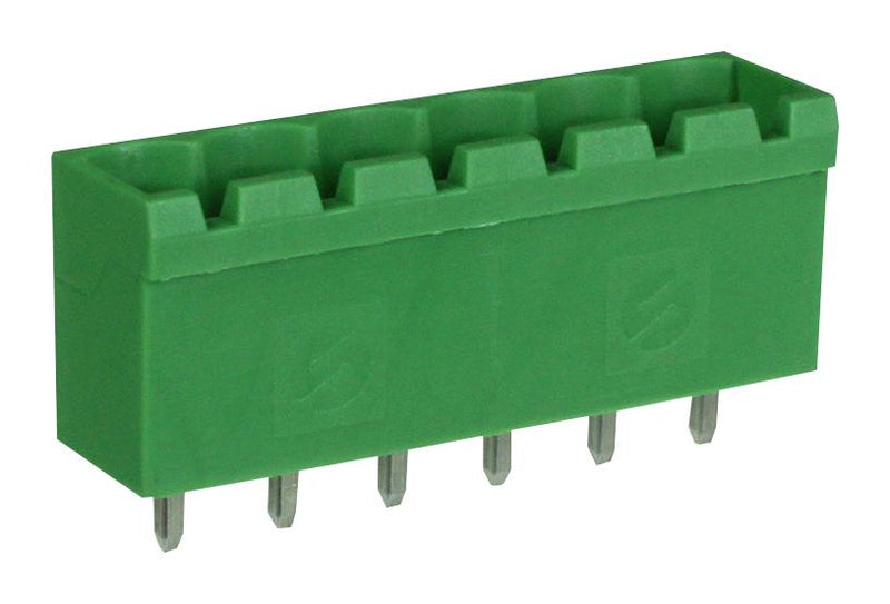 MULTICOMP PRO MCPTB9300/6A Terminal Block, Header, 5 mm, 6 Ways, 20 A, 320 V, Through Hole Vertical