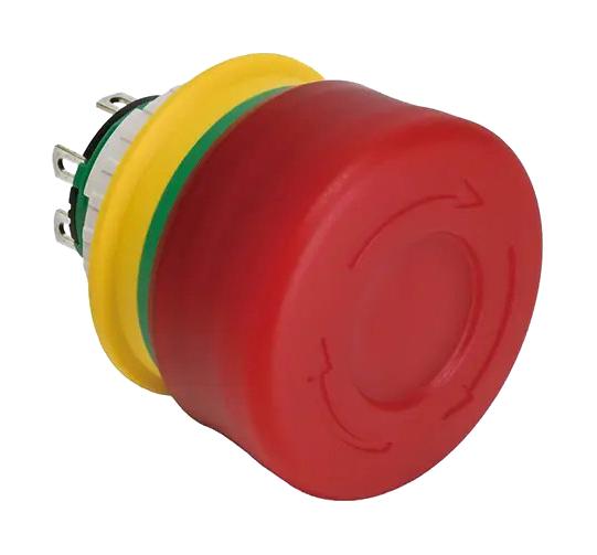 IDEC XA1E-LV3SG02Q4R. E-STOP SWITCH, DPST-NC, 3A, 125VAC