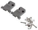 AIM CAMBRIDGE - CINCH CONNECTIVITY 40-9709H D Sub Backshell, H Series, DE, 180&deg;, ABS (Acrylonitrile Butadiene Styrene) Body