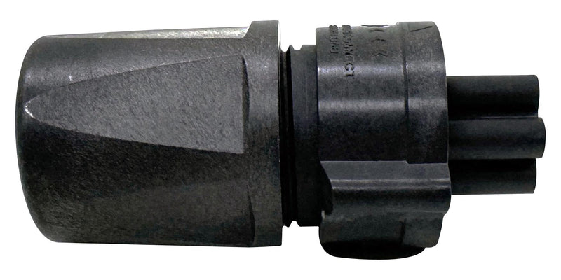 SWITCHCRAFT/CONXALL EP7C3F10C CIRCULAR CONNECTOR, RCPT, 3POS, SCREW
