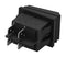 WURTH ELEKTRONIK 471023262152 Rocker Switch, IP65, DPST-NO, Non Illuminated, Panel, Snap-In, Black, WS-RSTV Series