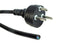 MULTICOMP PRO GW-151850 Mains Power Cord, Mains Plug, Denmark to Free End, 1 m, 10 A, 250 V, Black