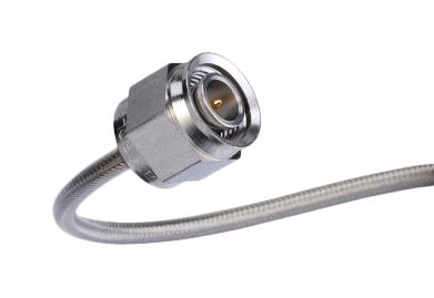 HUBER+SUHNER MINI141 K-8 RF / Coaxial Cable Assembly, 2.9mm Plug to 2.9mm Plug, MINI 141, 50 ohm, 8 ", 203.2 mm