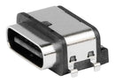 MOLEX 217177-0001 USB Connector, USB Type C, Receptacle, 6 Ways, Surface Mount, Through Hole Mount, Right Angle