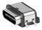 MOLEX 217177-0001 USB Connector, USB Type C, Receptacle, 6 Ways, Surface Mount, Through Hole Mount, Right Angle