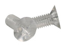 MULTICOMP PRO MP013016 Screw, Flat / Countersunk Head Phillips, M4, PC (Polycarbonate), 20 mm Length