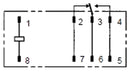 Omron Electronic Components G2RL-14-E DC24 G2RL-14-E DC24 General Purpose Relay G2RL Series Power Non Latching Spdt 24 VDC 12 A