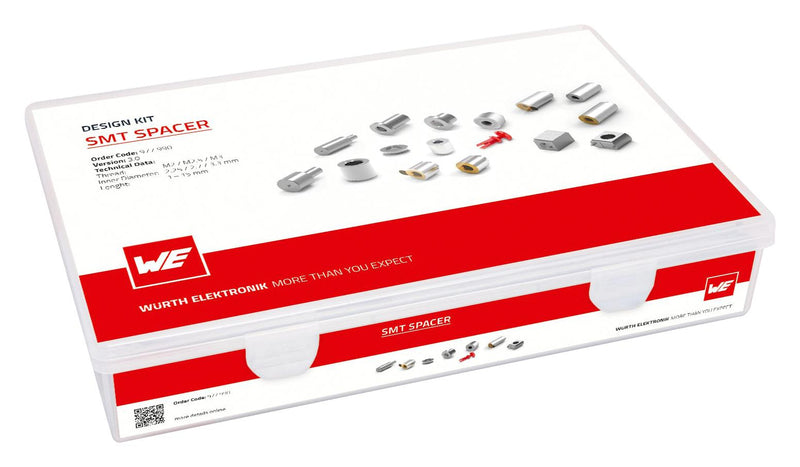 WURTH ELEKTRONIK 977990 Design Kit, WA-SMST, WA-SMSI, WA-SMSE, WA-SMRA, WA-SMSR, WA-SMSSR SMT Spacers