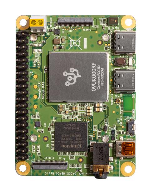 CORAL G650-03324-01 Development Board Mini, MT8167s, SoC, MCU, ARM Cortex-A35 MCU