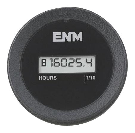 ENM T56A1 LCD HOUR METER, INTERNAL BATT, 6 DIGIT