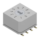WURTH ELEKTRONIK 428511310816 Rotary Coded Switch, IP67, WS-ROSV Series, Surface Mount, 16 Position, 42 VDC, Hexadecimal, 150 mA