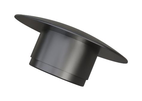 TR FASTENINGS RP0000383349 Blanking Plug, Black, LDPE (Low Density Polyethylene), M8, 13 mm
