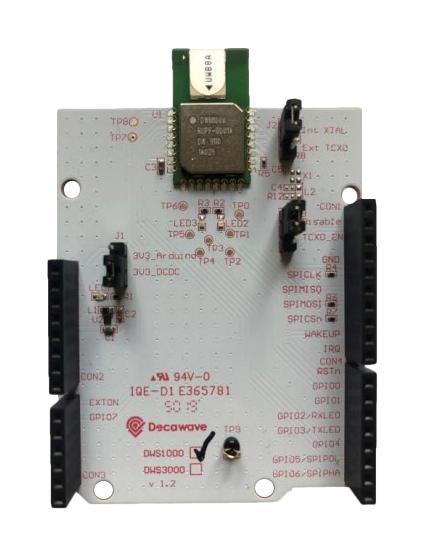 QORVO DWS1000 Arduino Shield, DW1000, Ultra-Wideband Transceiver