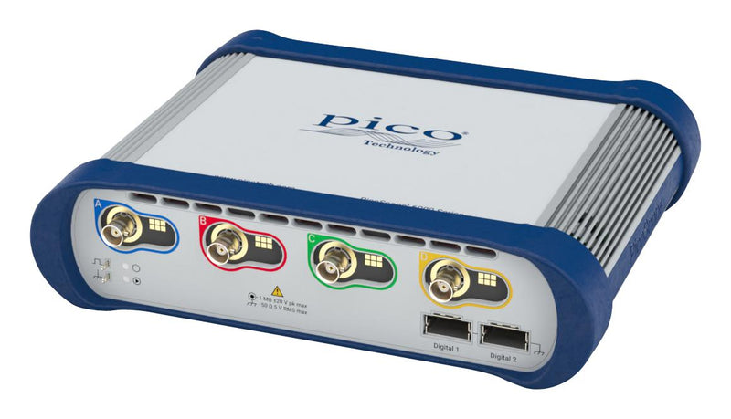 PICO TECHNOLOGY PICOSCOPE 6403E PC USB Oscilloscope, 5 Years, PicoScope 6000E Series, 4 Channel, 300 MHz, 5 GSPS, 1 Gpts, 1.3 ns