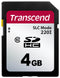TRANSCEND TS4GSDC220I Flash Memory Card, SDHC Card, 4 GB, -40 &deg;C, 85 &deg;C