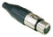 AMPHENOL AUDIO AC5FJ XLR Connector, 5 Contacts, Jack, Cable Mount, Silver Plated Contacts, Zinc Alloy Body, AC