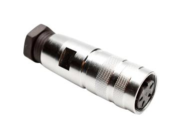 AMPHENOL SINE/TUCHEL C091 31D004 101 2 INDUSTRIAL CIR CONN, RCPT, 4POS, SOLDER