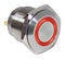 E-SWITCH PV6F240SS-311 PV6F240SS-311 Vandal Resistant Switch PV6 Series 16 mm SPST-NO DM Off-(On) Round Flat Natural